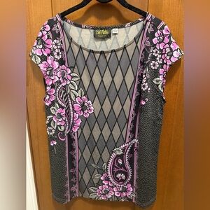 Bob Mackie ‘Wearable Art” NwoT top